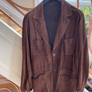 Suede blazer